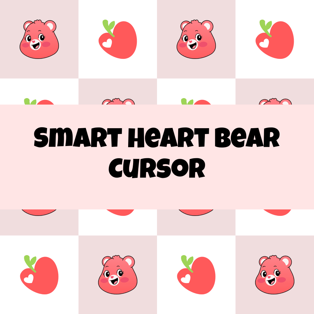 Preview Smart Heart Bear cursor custom cursor pack